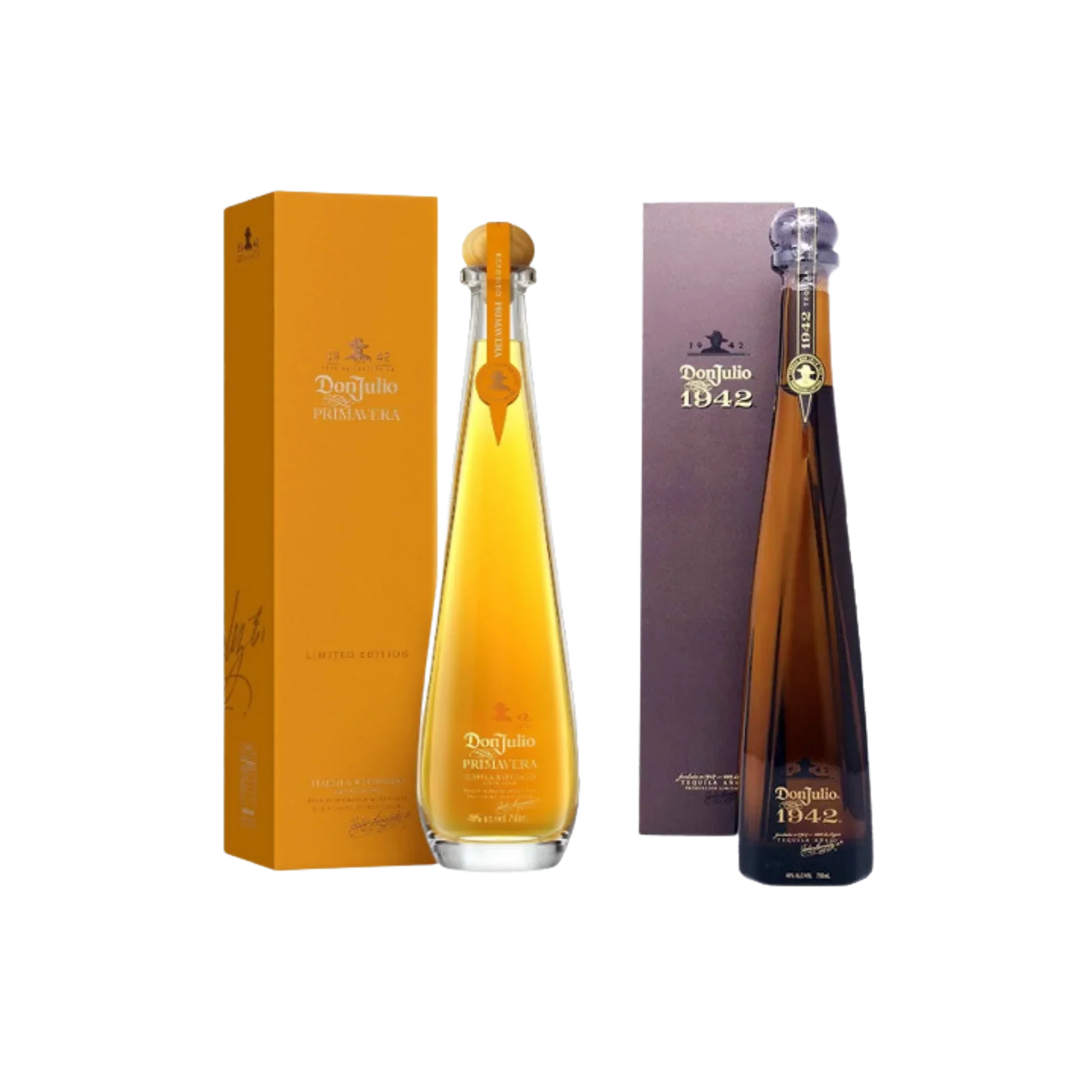 Don Julio 1942 Anejo & Primavera Reposado Tequila Bundle 750ml 2-Pack