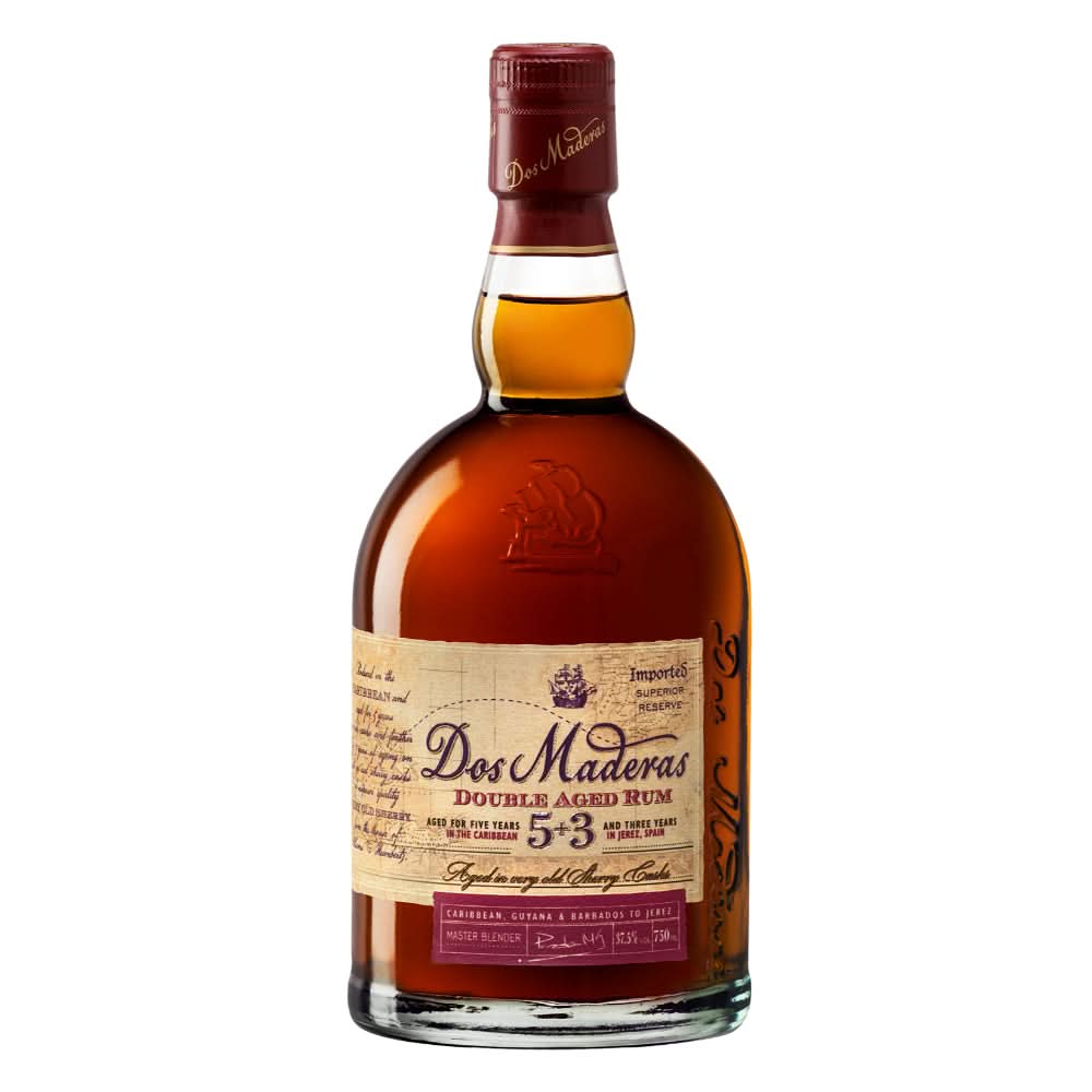 Dos Maderas Ron Anejo 5+3 Year Old Double Aged Rum 750ml