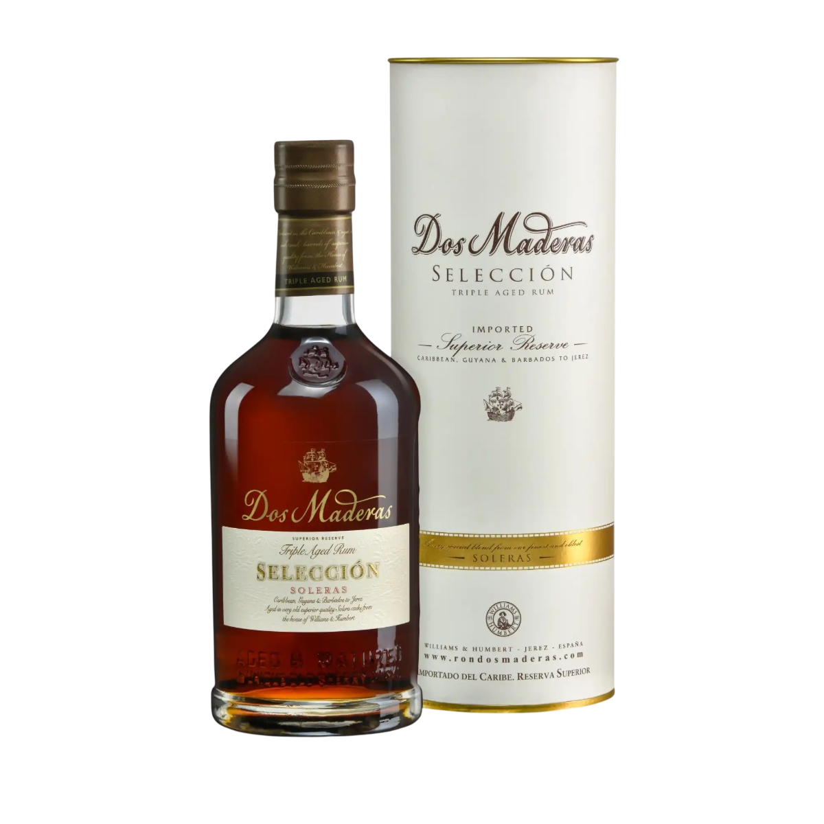Dos Maderas Selecction Triple Aged Rum Soleras 750 ML