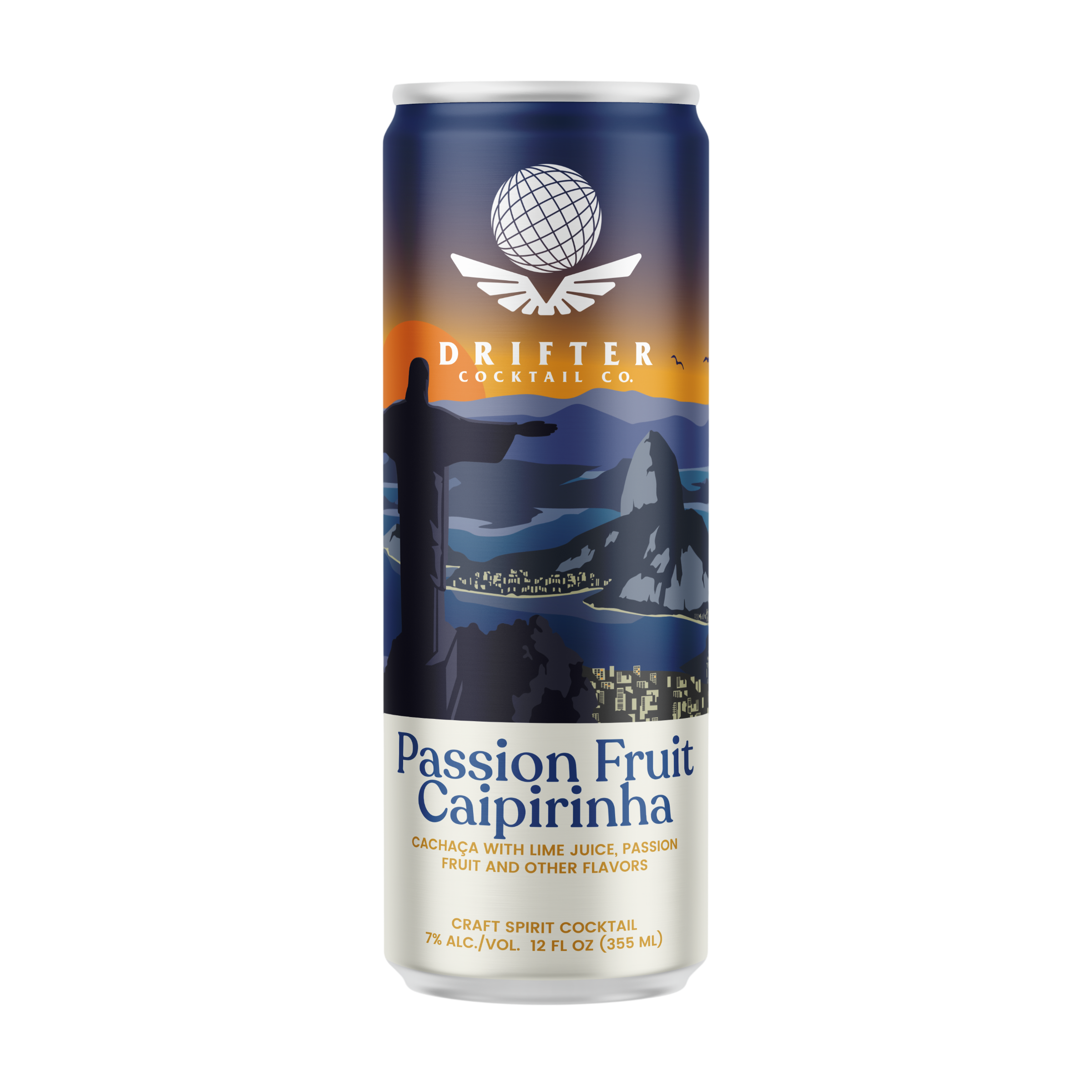 Drifter Craft Cocktail Passion Fruit Caipirinha (4 pack ) 12 oz
