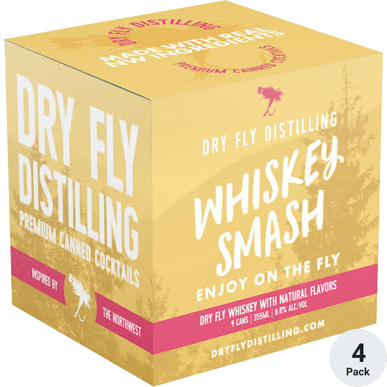 Dry Fly Whiskey Smash 4pk 355ml