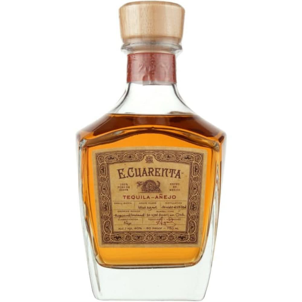 E. Cuarenta Anejo Tequila 750ml