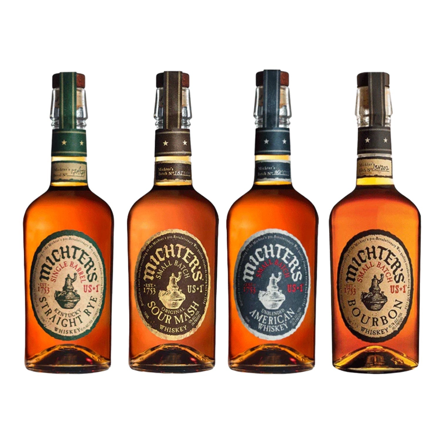 Michter's Bundle Kentucky Straight Rye, Sour Mash Whiskey, American Whiskey and Bourbon Whiskey