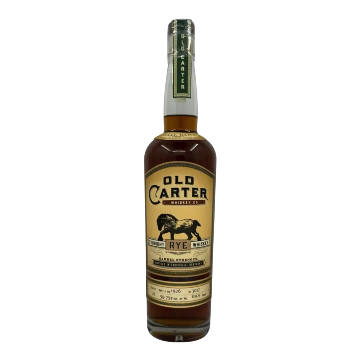 Old Carter Batch #16 Straight Rye Whiskey 750ml