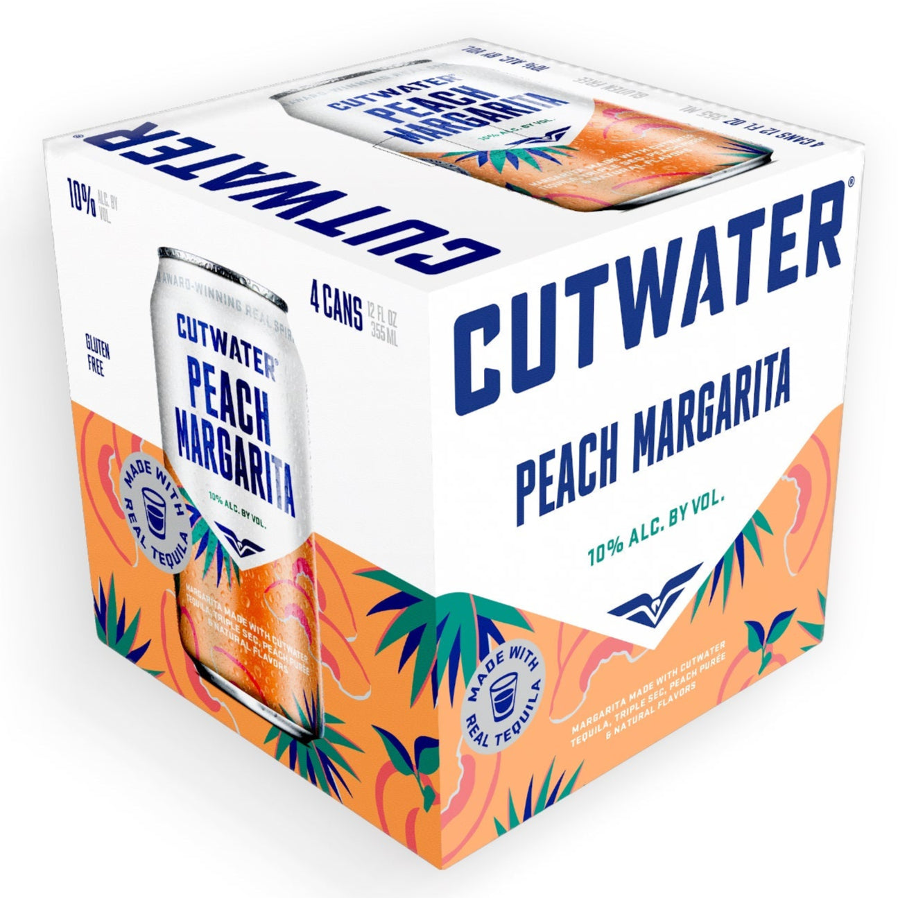 Cutwater Spirits Peach Margarita Can 4-Pack