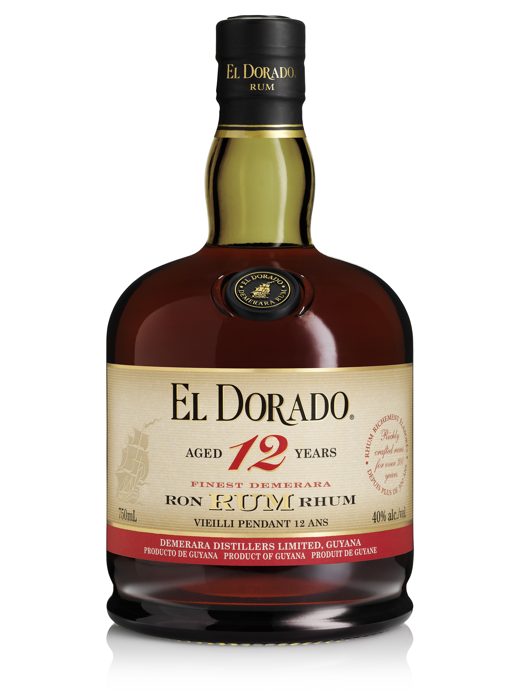 El Dorado 12 Year Old Rum 750ml