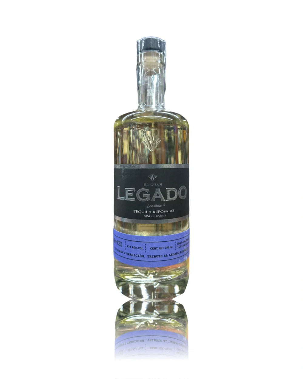 El Gran Legado De Vida Rested in French Oak Barrels Lote 557 Single Barrel No. #2 El Cerrito Liquor Store Pick Reposado Tequila 750ml