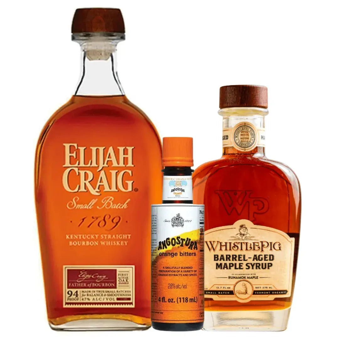 Elijah Craig, WhistlePig & Angostura Bitters Bundle 3-Pack