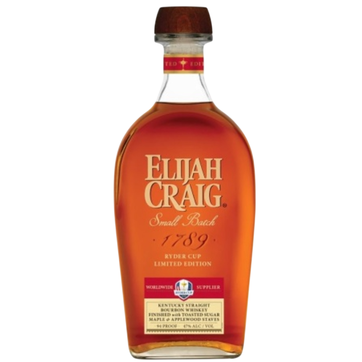 Elijah Craig Ryder Cup Limited Edition Kentucky Straight Bourbon 2025 750 ml