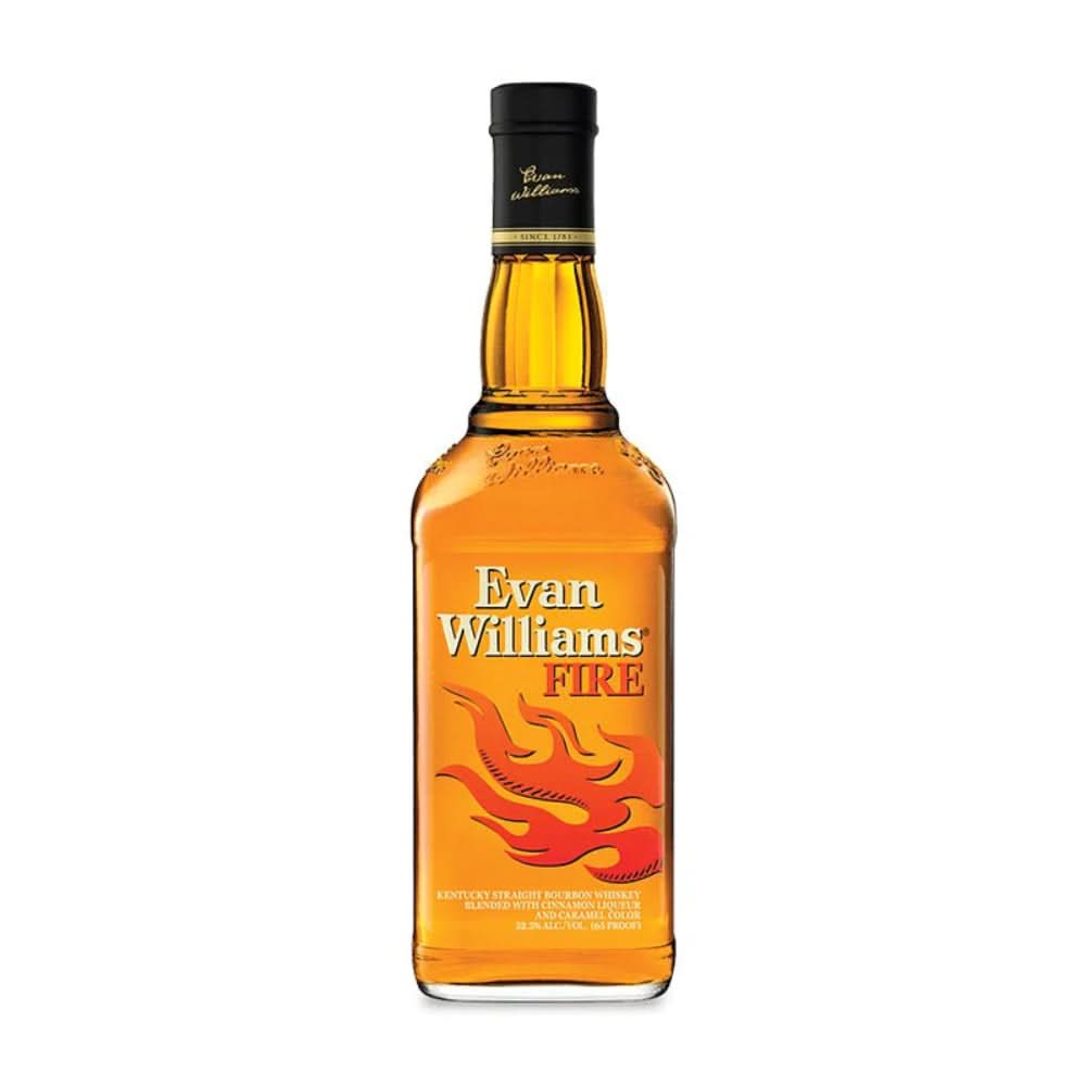 Evan Williams Fire Whiskey & Cinnamon Liqueur 750ml