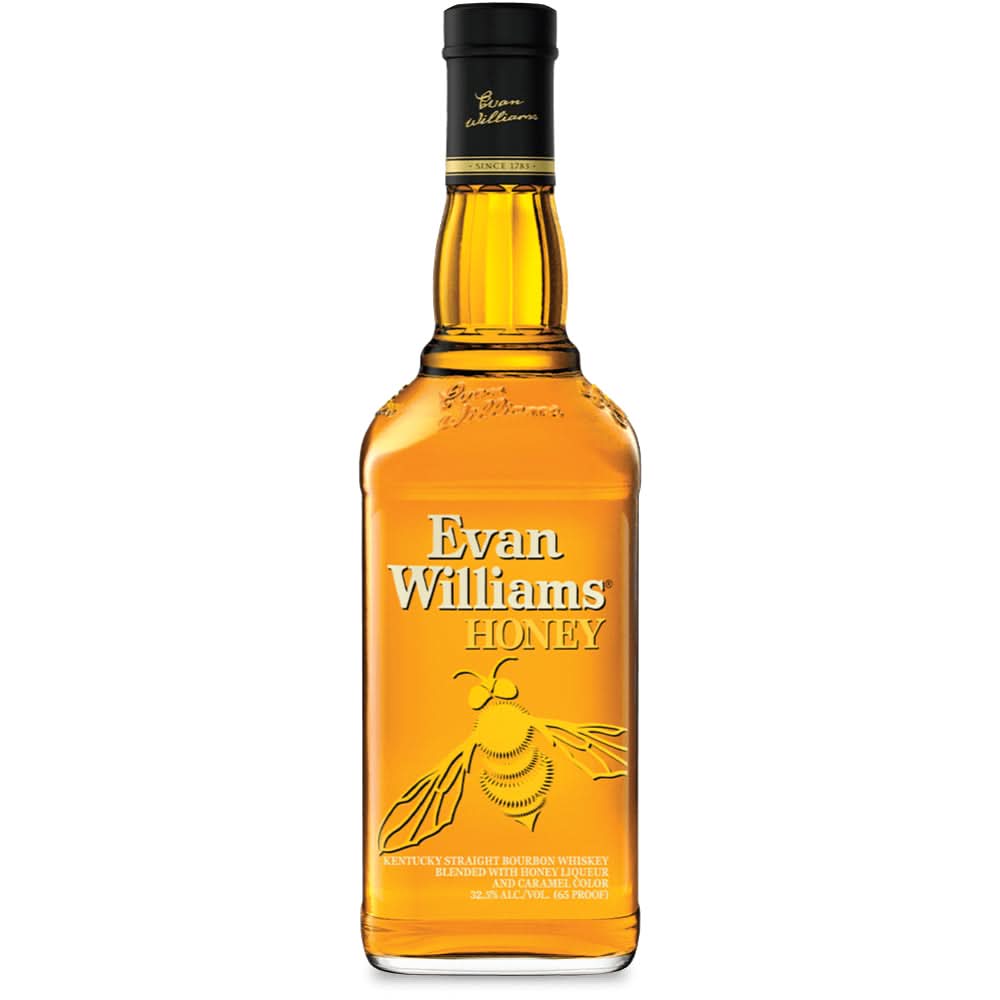 Evan Williams Honey Bourbon Whiskey Liqueur 750ml
