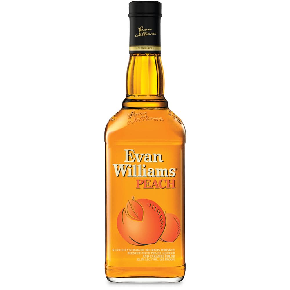 Evan Williams Peach Bourbon Liqueur 750ml