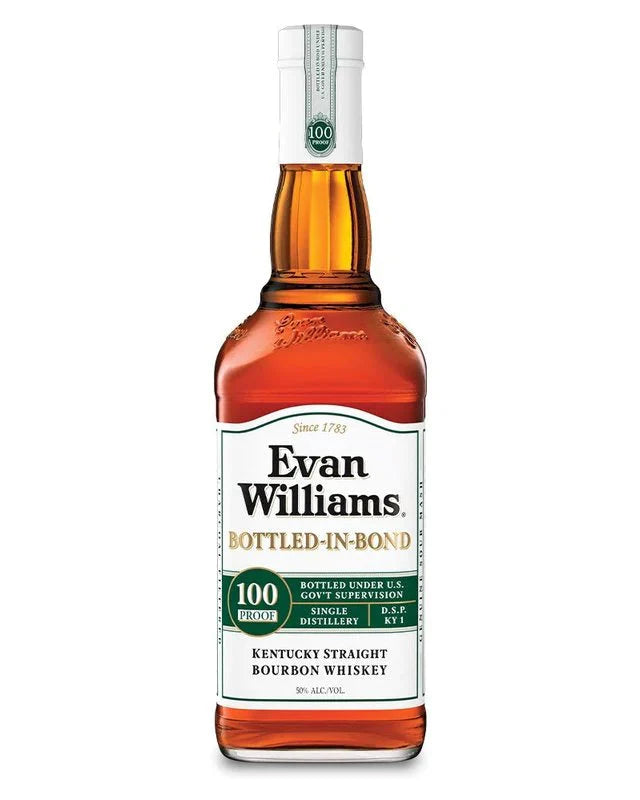 Evan Williams Bottled In Bond 100 Proof Kentucky Straight Bourbon Whiskey 750ml