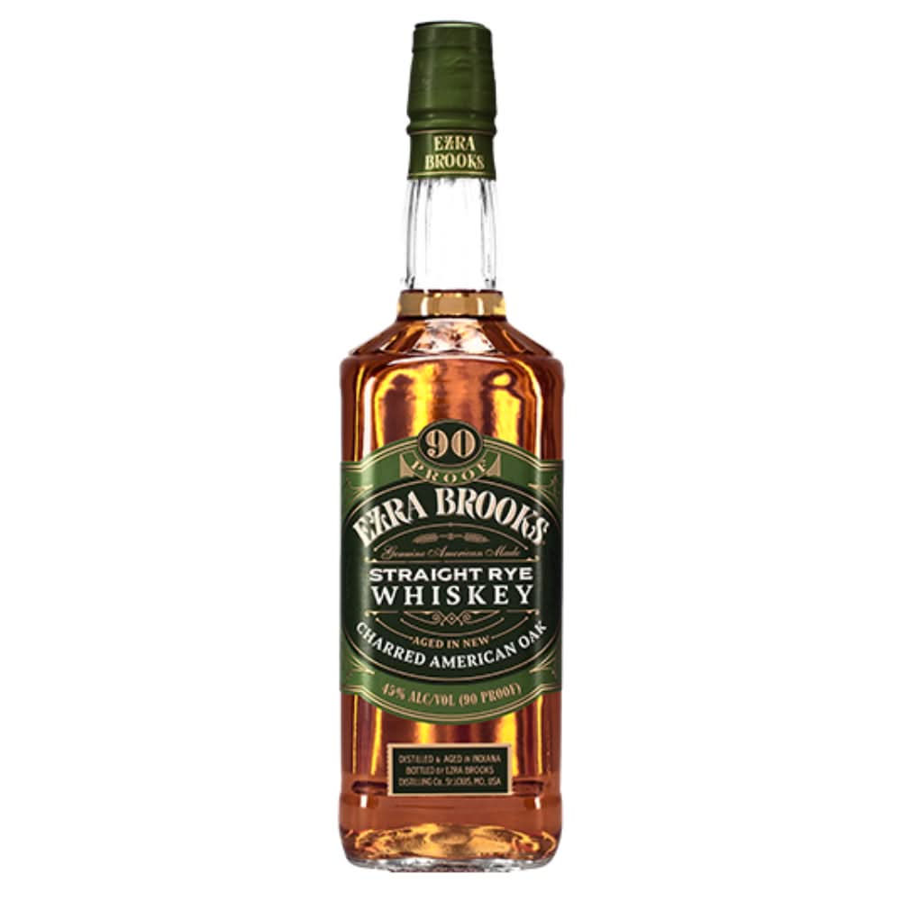 Ezra Brooks Straight Rye Whiskey 750ml