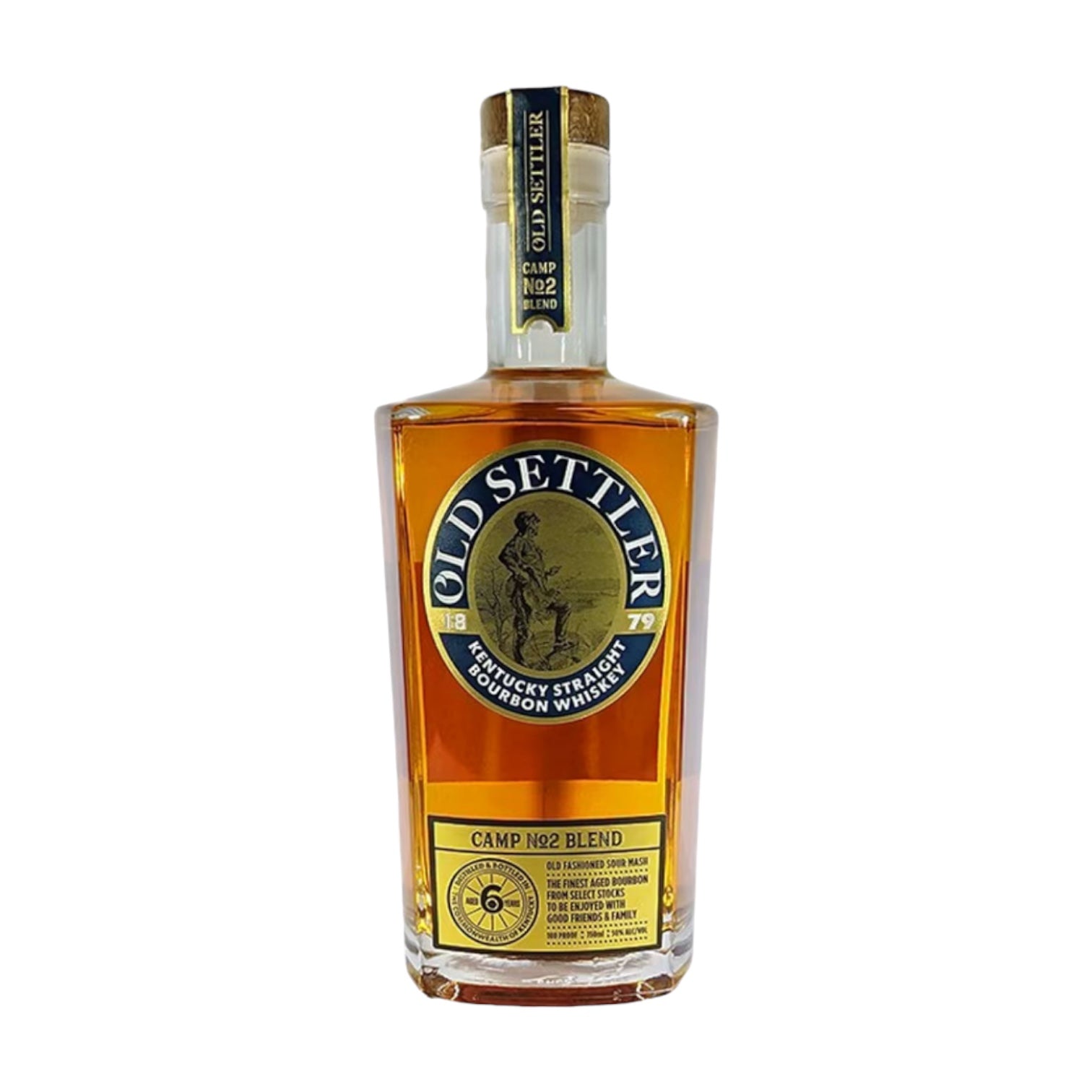 Old Settler Camp No 2 Blend 6 Year Old Straight Bourbon Whiskey