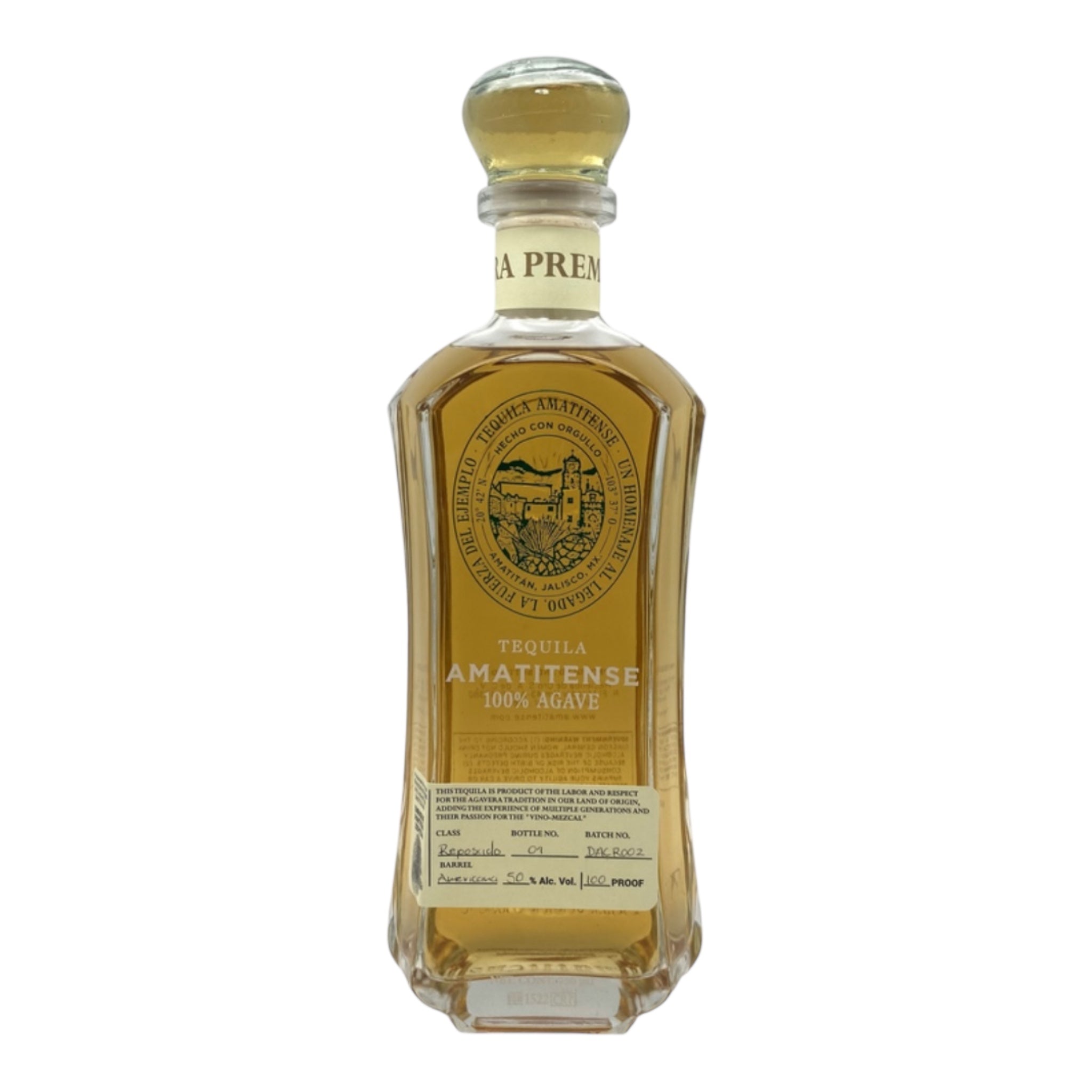 Amatitense Reposado Tequila 750ml