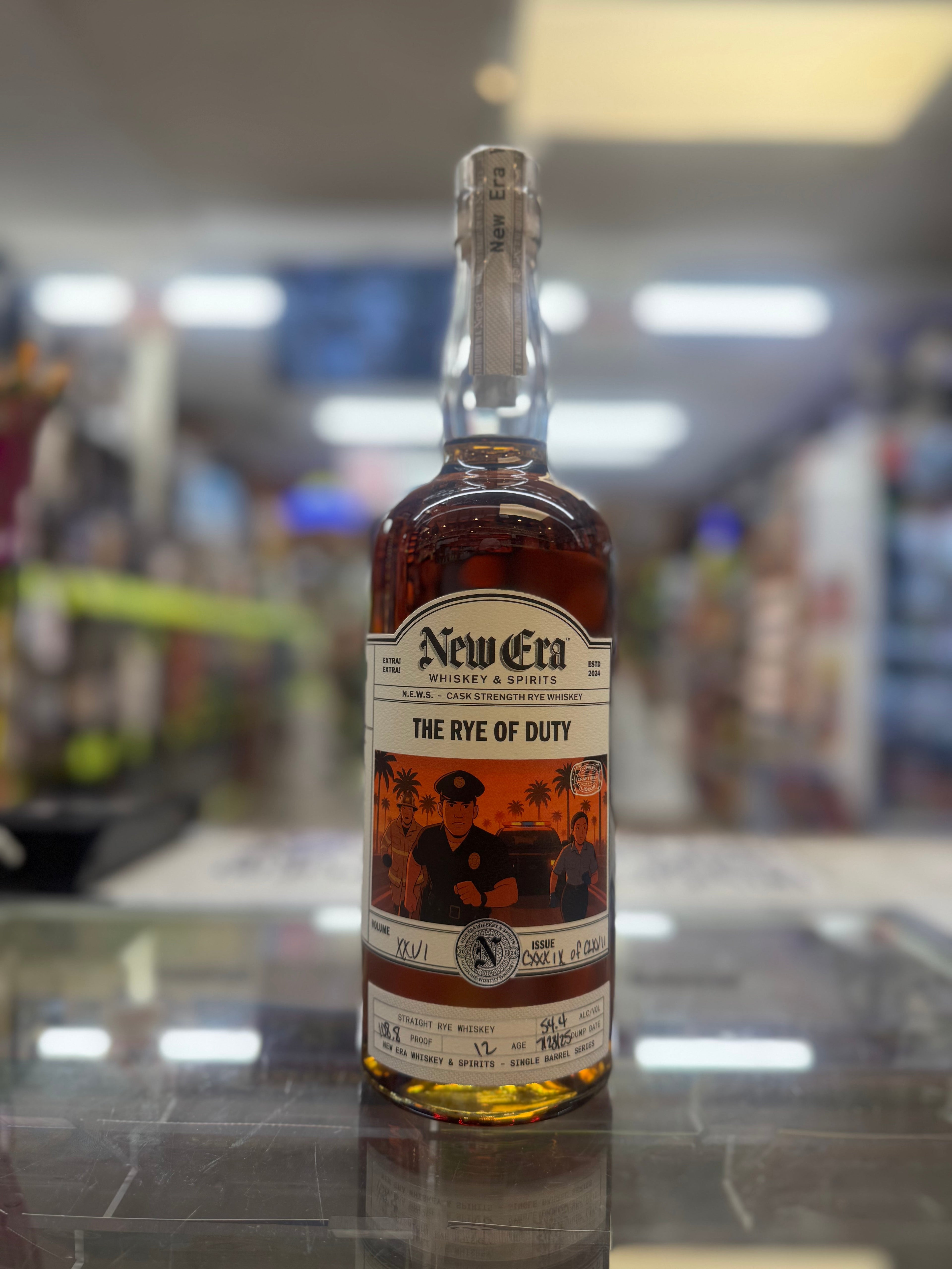 New Era 12 Year Old The Rye of Duty Single Barrel Straight Rye Whiskey 750ml
