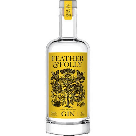 Feather & Folly Copper Pot Distilled Dry Gin 750ml