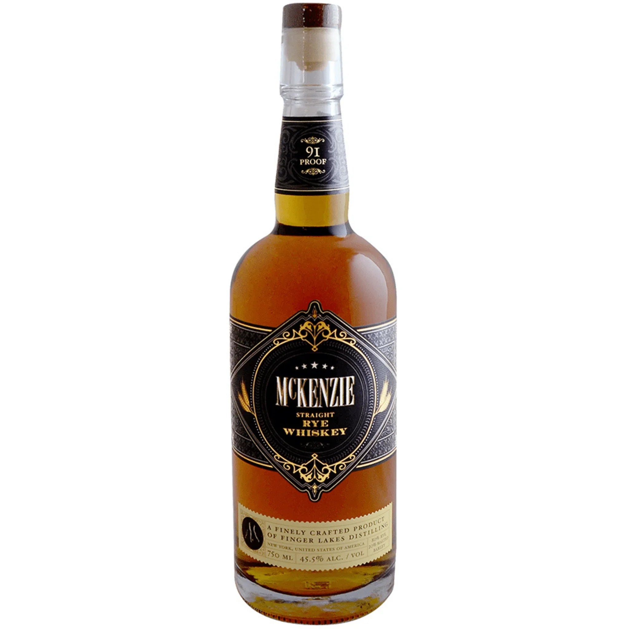 Finger Lakes Distilling McKenzie Straight Rye Whiskey 750ml