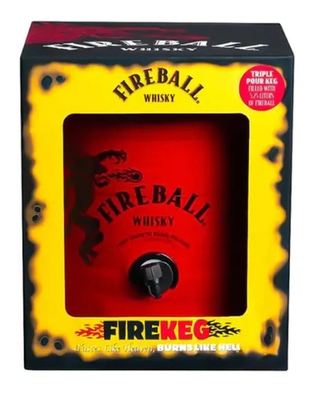 Fireball Cinnamon Whisky Fire 5.25 Lt Keg