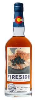 Fireside Peach Flavored Bourbon Whiskey 750ml
