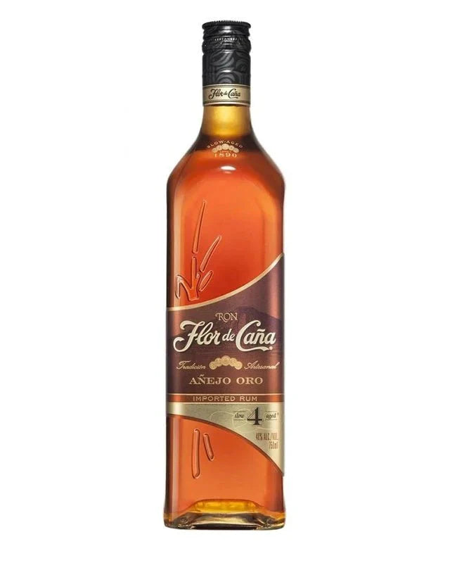 Flor de Cana Anejo Oro 4 Year Old Gold Rum 750ml