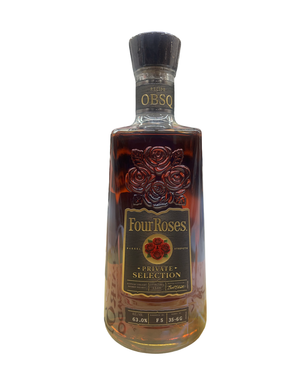 Four Roses Private Selection OBSQ Recipe Tier 6 Limit 2 Proof 126 Single Barrel El Cerrito Liquor Store Pick Kentucky Straight Bourbon Whiskey