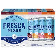 Fresca Mixed Vodka Spritz Variety Pack 12-Oz Can 8-Pack