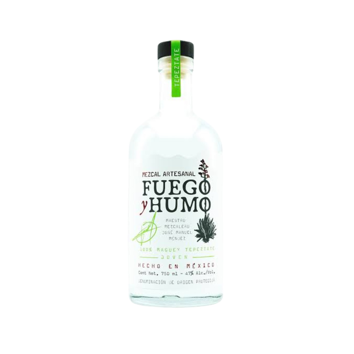 Fuego y Humo Maguey Tepeztate Joven 750 ml