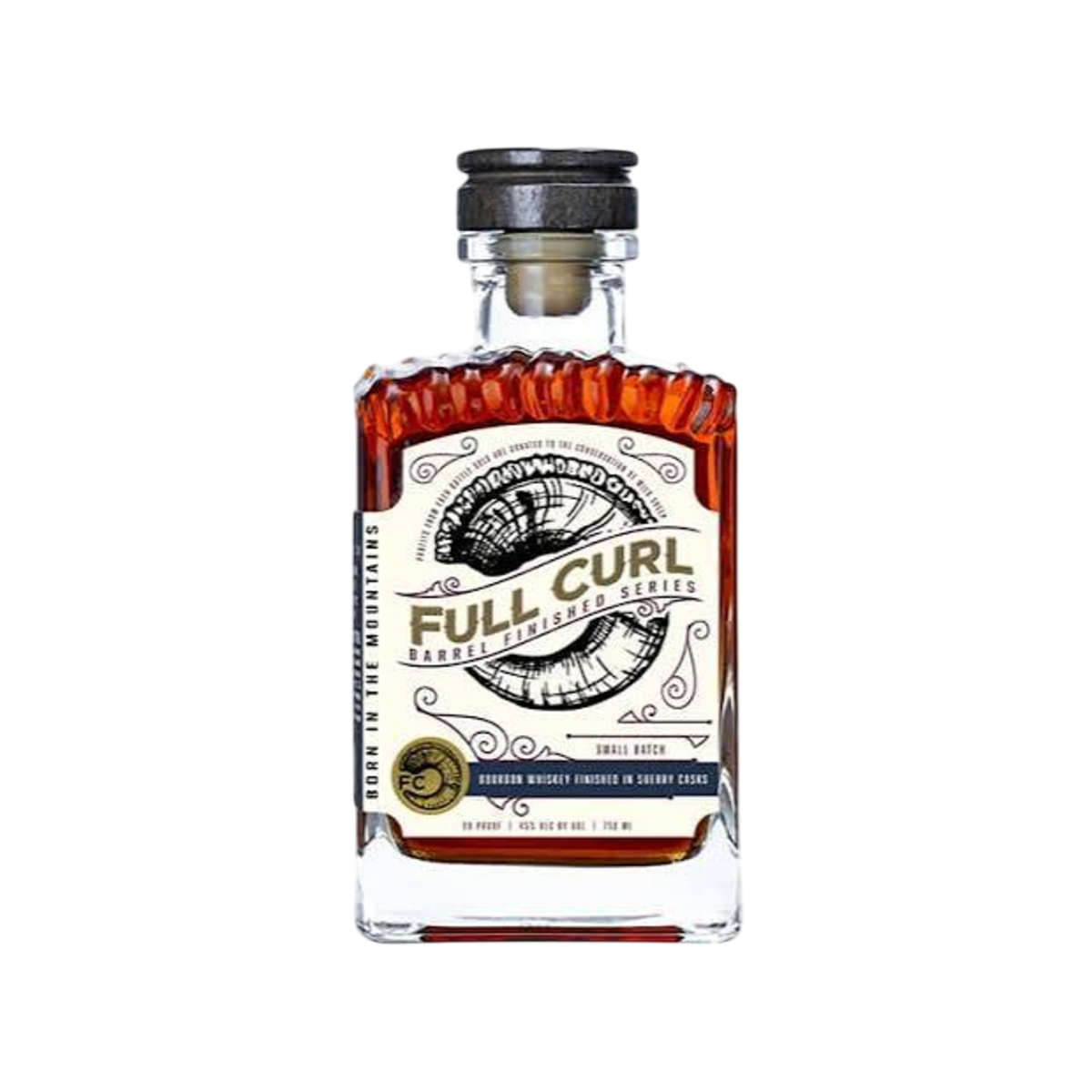 Full Curl Bourbon Whiskey Finished In Sherry Casks 750ml