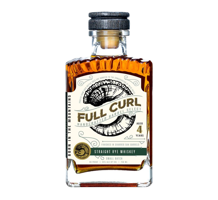 Full Curl Straight Rye Whiskey 4 year 750ml