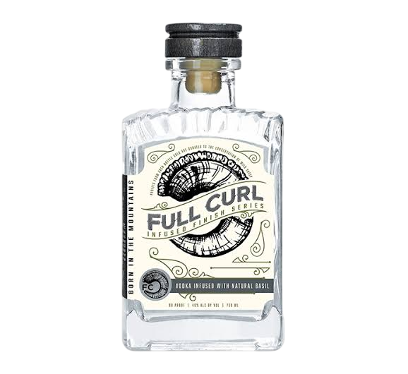 Full Curl Vodka Infused with Natural Basil 750ml
