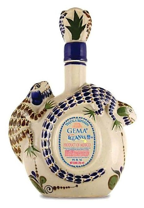 Gema Lguanas Ceramic Reposado Tequila 750ml