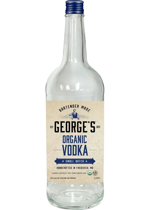 George's Small Batch Organic Vodka 1Lt