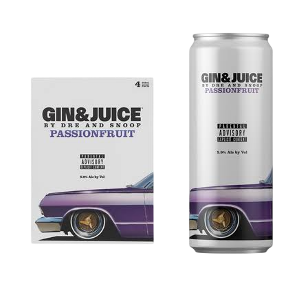 Gin and Juice Passion Fruit 4/355ml 355ml