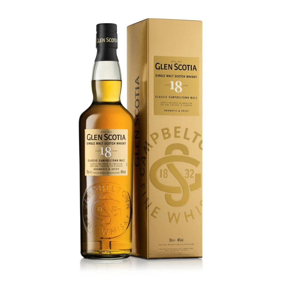Glen Scotia 18 Year Old Single Malt Scotch Whisky 750ml