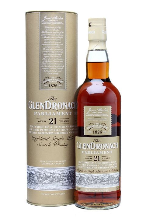 Glendronach Parliament 21 Year Old Single Malt Scotch Whisky 750ml