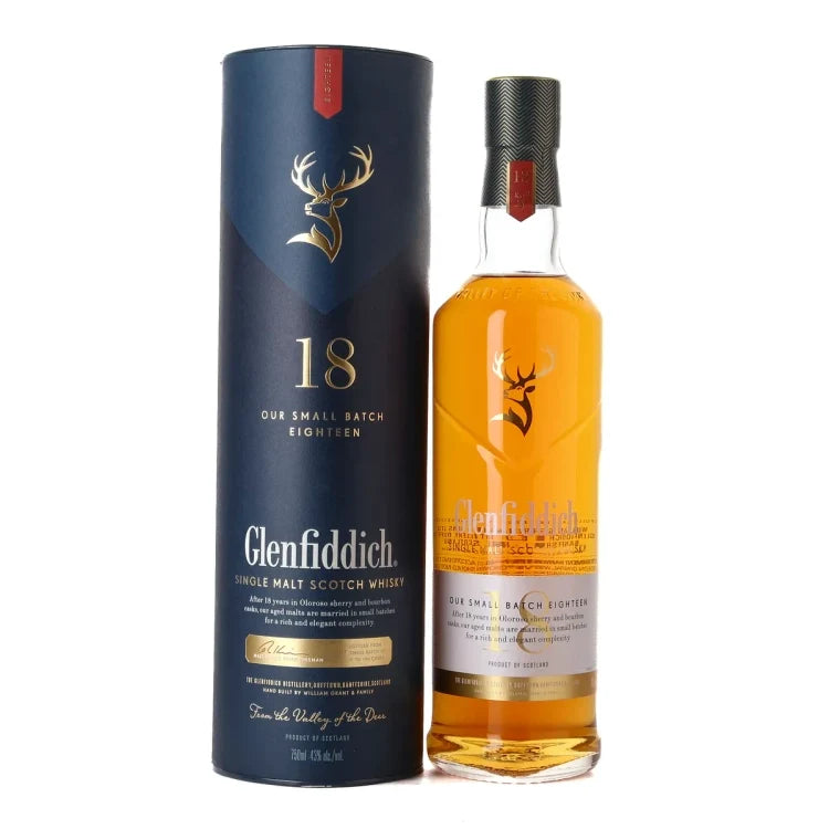 Glenfiddich Our Small Batch 18 Year Old Single Malt Scotch Whisky 750ml