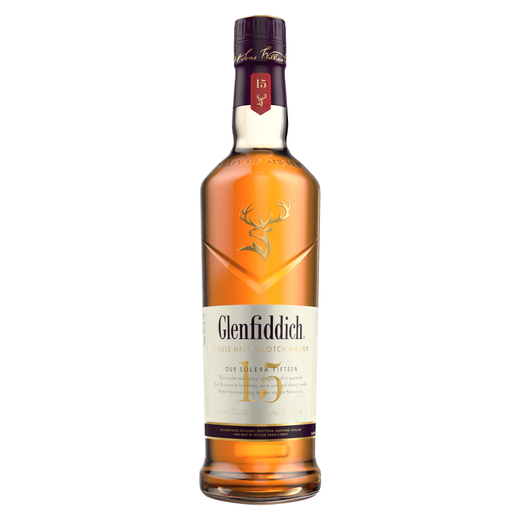 Glenfiddich 15yr Our Solera Single Malt Scotch Whiskey 750ml