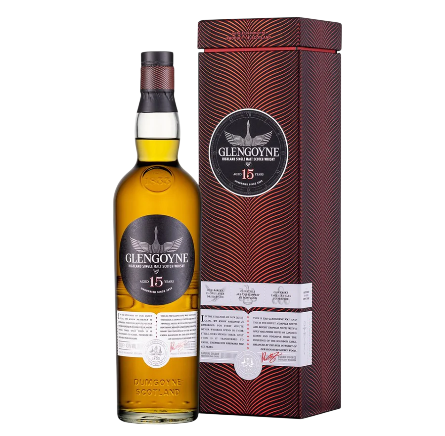 Glengoyne 15 Year Single Malt Scotch 750 ml