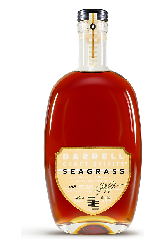 Barrell Craft Spirits Seagrass Gold Label 128.12 Proof Rye Whiskey 750ml