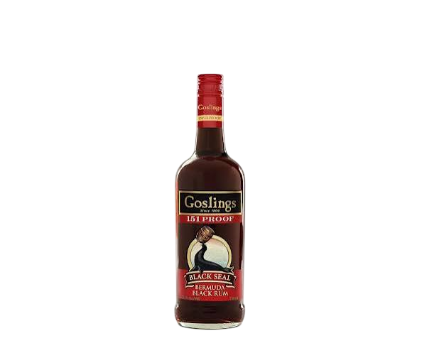 Goslings Black Seal 151 proof Rum 750 ml