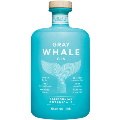 Gray Whale Gin Cali Botanicals 750 ml