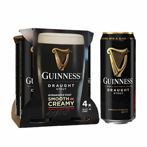Guinness Draught Beer 14.9-Oz Can 4-Pack
