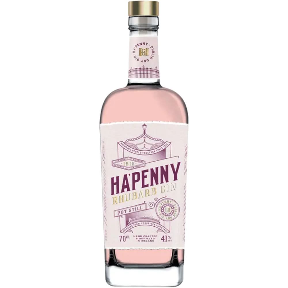 Ha'penny Pot Still Rhubarb Gin 750ml