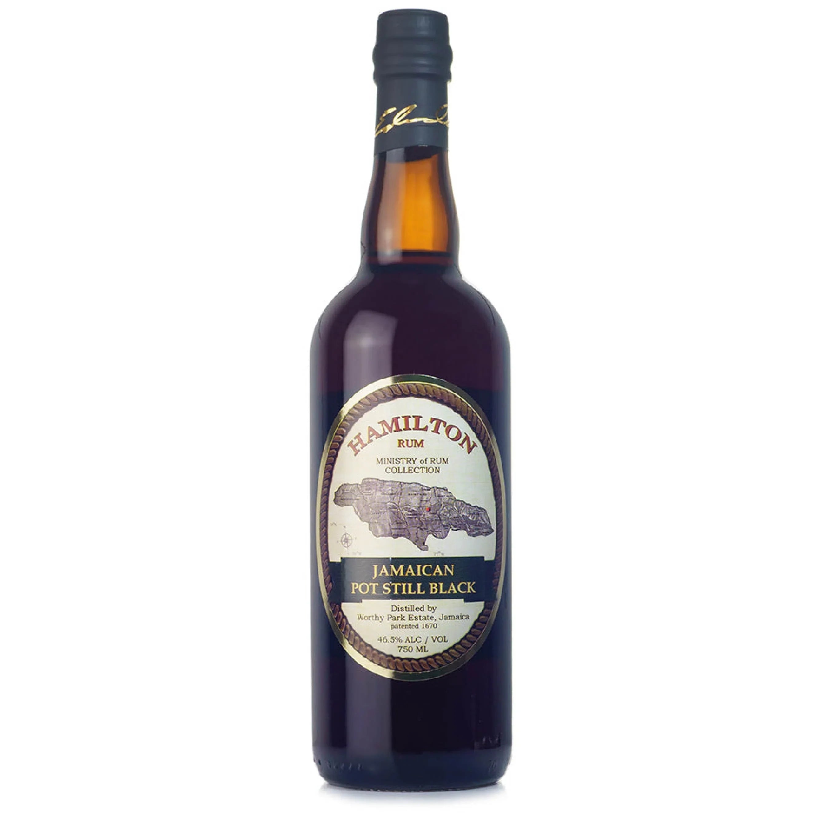 Hamilton Jamaican Pot Still Black Rum 750ml
