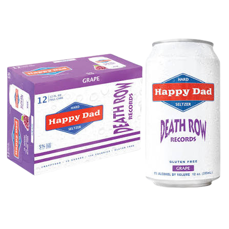 Happy Dad Death Row Records Grape Hard Seltzer (12 pack) 355ml