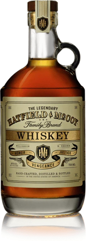 The Legendary Hatfield & McCoy Family Brand American Whiskey Signed 750ml