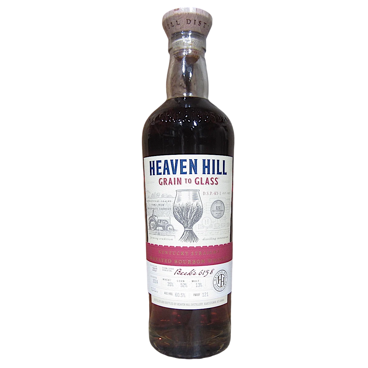 Heaven Hill Grain To Glass Wheated Bourbon Whiskey 700 ml
