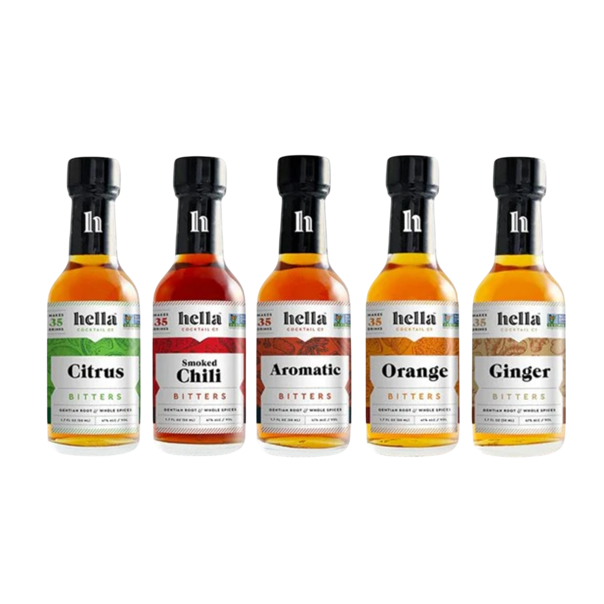 Hella Cocktails Bitters gift pk 50ml